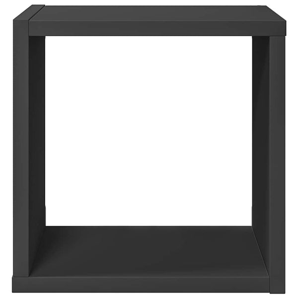 vidaXL Cube Storage Units 2 pcs Grey 26x15x26 cm