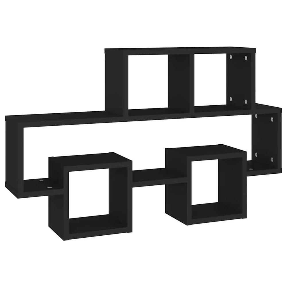 Schwarzes Auto Wandregal 82cm
