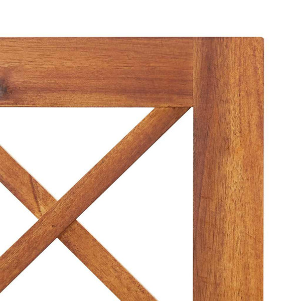 vidaXL Raised Garden Bed with Trellis 85x38x150 cm Solid Acacia Wood