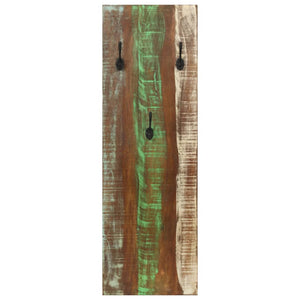 vidaXL Wall Coat Racks 2 pcs. 36x3x110 cm Solid Reclaimed Wood