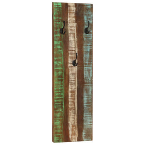vidaXL Wall Coat Racks 2 pcs. 36x3x110 cm Solid Reclaimed Wood