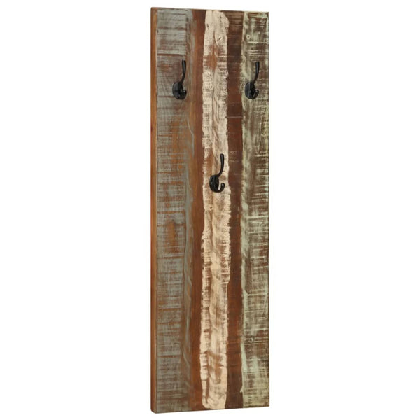 vidaXL Wall Coat Racks 2 pcs. 36x3x110 cm Solid Reclaimed Wood