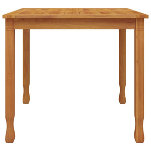 Garten-Esstisch 85x85x75 cm Massivholz Teak
