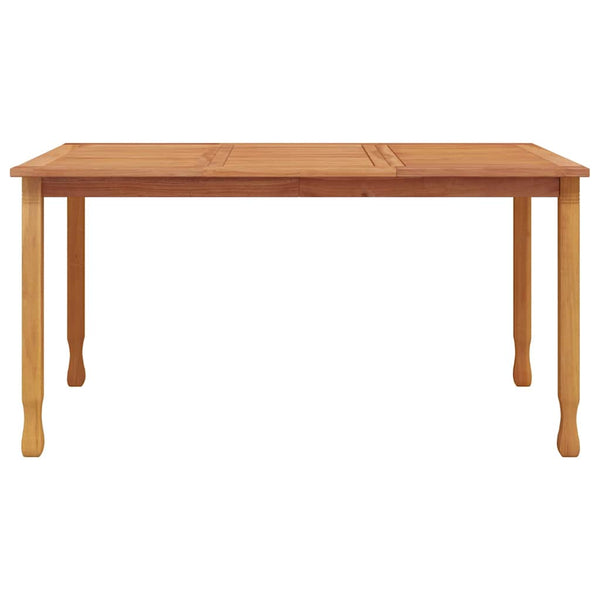 Garten-Esstisch 150x90x75 cm Massivholz Teak