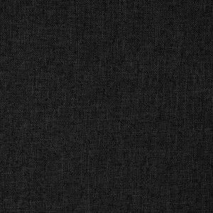 vidaXL Floor Chair Foldable Black Fabric