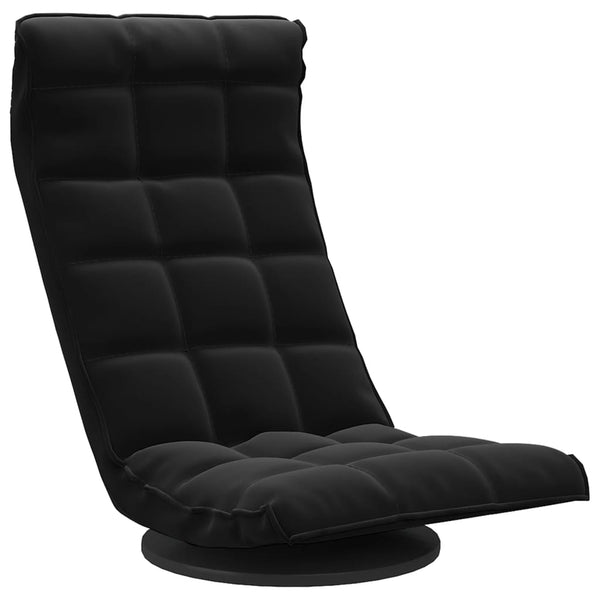 vidaXL Floor Chair Swivel Black Velvet