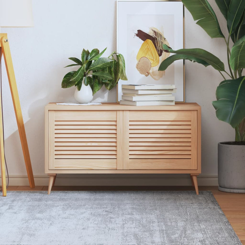 vidaXL Cabinet Doors Louvered Design 2 pcs 39.5x49.4 cm Solid Wood