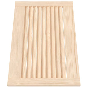 vidaXL Cabinet Door Louvered Design 39.5x59.4 cm Solid Pine Wood