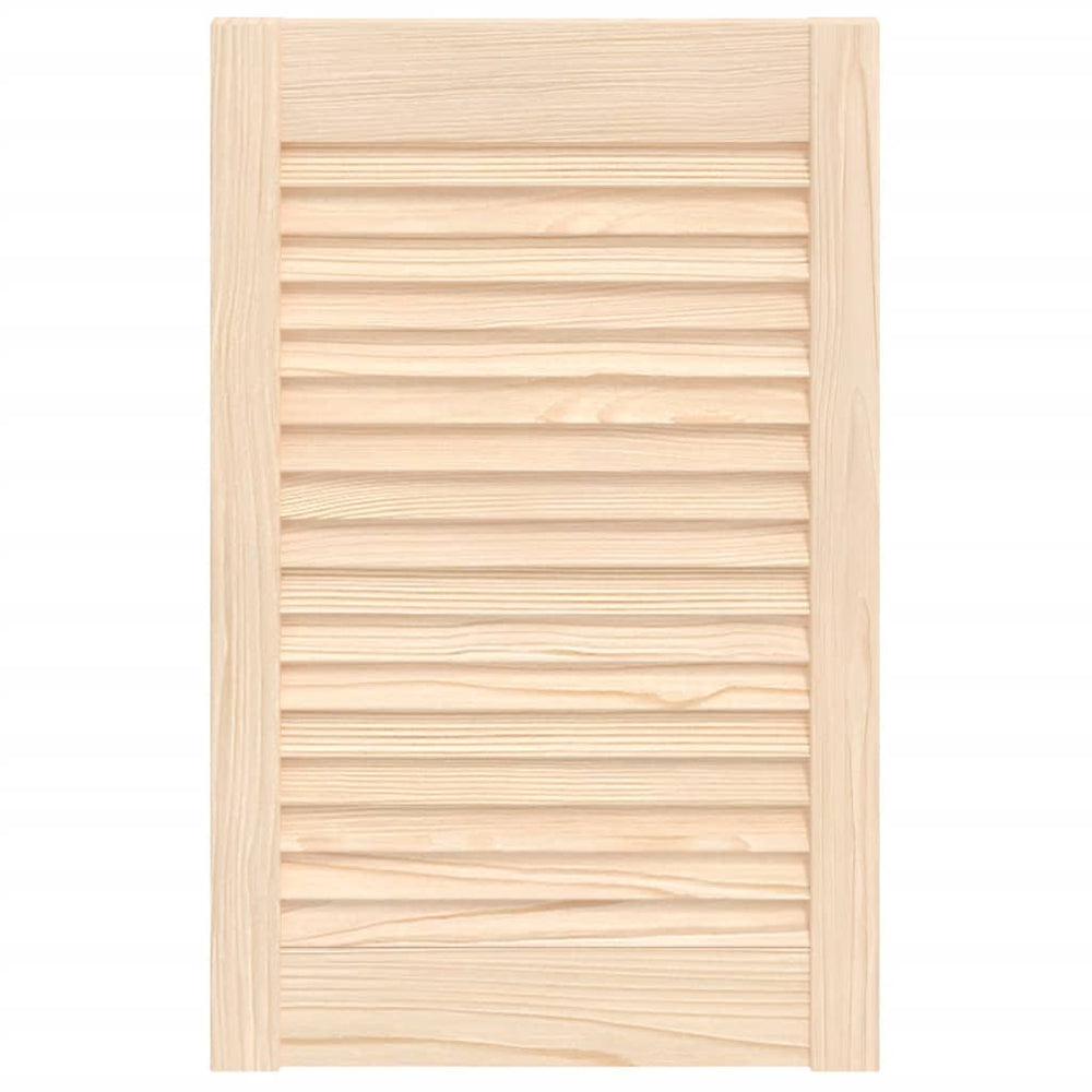 vidaXL Louvered Cabinet Door 61.5x39.4 cm Solid Pine Wood