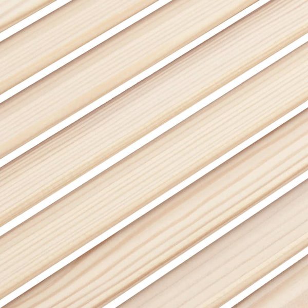 vidaXL Cabinet Doors Louvred Design 2 pcs. 61.5x39.4 cm Solid Wood