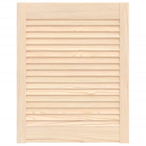vidaXL Cabinet Door Louvered Design 61.5x49.4 cm Solid Pine Wood