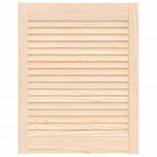 vidaXL Cabinet Door Louvered Design 61.5x49.4 cm Solid Pine Wood