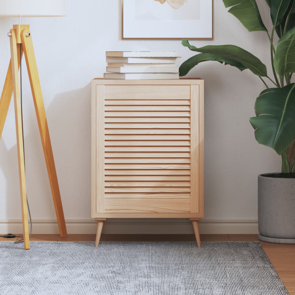 vidaXL Cabinet Door Louvered Design 61.5x49.4 cm Solid Pine Wood