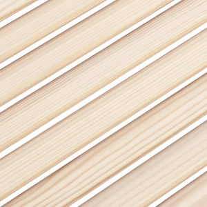 vidaXL Louvered Cabinet Doors 2 pcs 61.5x59.4 cm Solid Wood