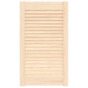 vidaXL Cabinet Door Louvered Design 69x39.4 cm Solid Pine Wood
