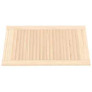 vidaXL Cabinet Doors Louvred Design 2 pcs. 69x39.4 cm Solid Wood