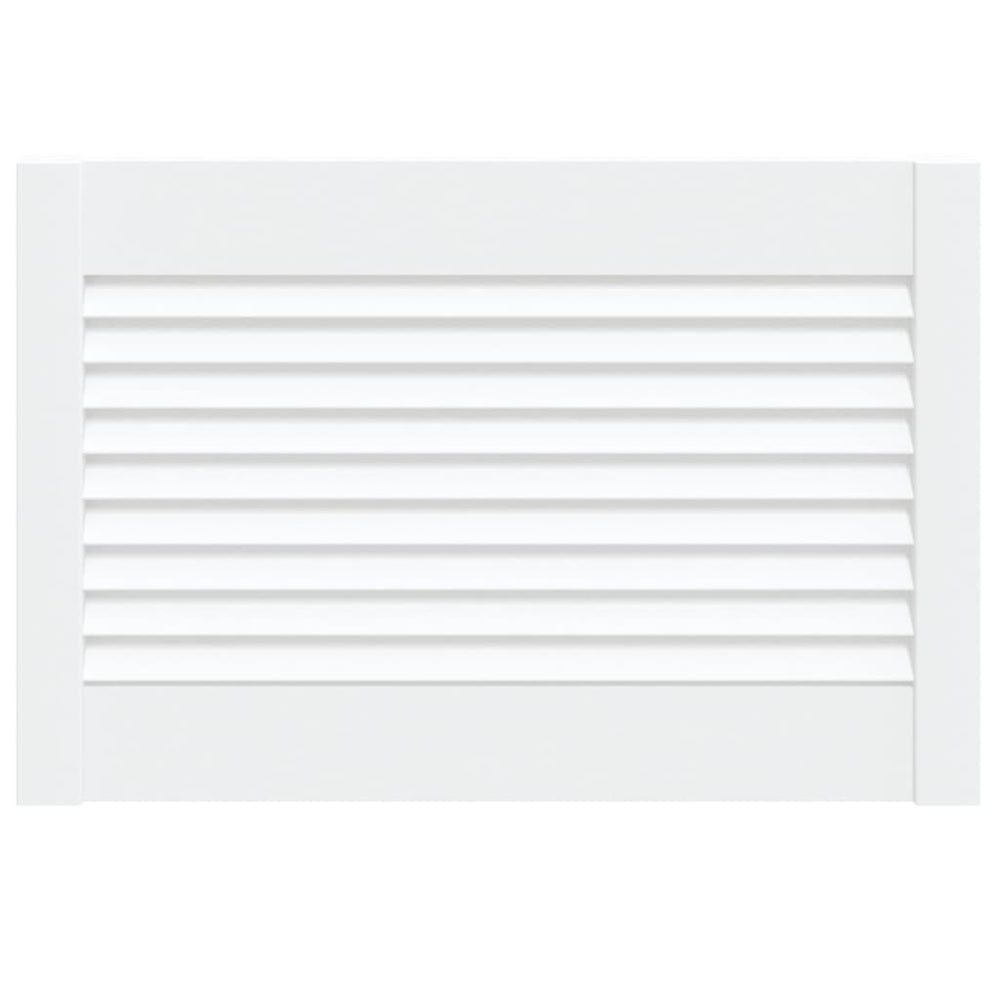 vidaXL Cabinet Door Louvered Design White 39.5x59.4 cm Solid Pine Wood