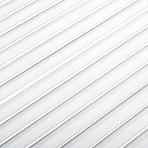vidaXL Louvered Cabinet Doors 2 pcs White 99.3x49.4 cm Solid Wood