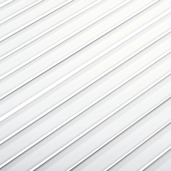 vidaXL Louvered Cabinet Doors 2 pcs White 99.3x49.4 cm Solid Wood