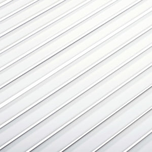 vidaXL Cabinet Doors Louvered Design 2 pcs White 99.3x59.4 cm Solid Wood