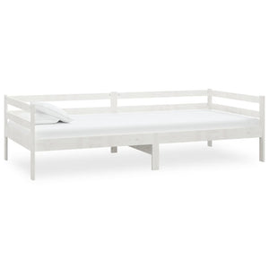 Tagesbett Kiefer Massivholz 90x200 cm Weiß