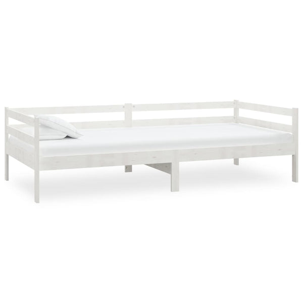 Tagesbett Kiefer Massivholz 90x200 cm Weiß