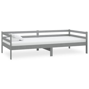 Tagesbett Grau Kiefer Massivholz 90x200 cm