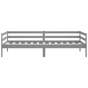 Tagesbett Grau Kiefer Massivholz 90x200 cm