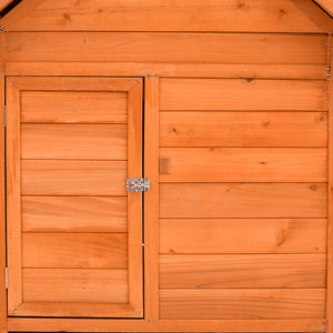 vidaXL Chicken Coop 150x96x110 cm Solid Fir Wood