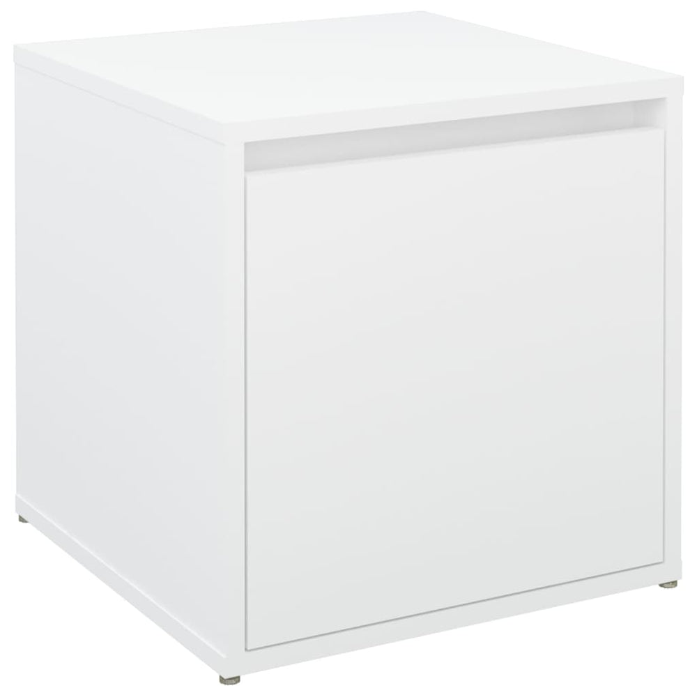 vidaXL Drawer Cabinet White 40.5x40x40 cm Engineered Wood