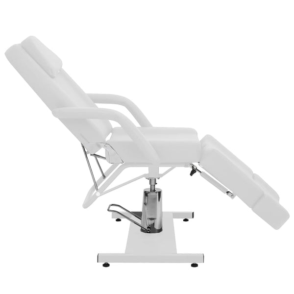 vidaXL Cosmetic Chair Faux Leather White 180x62x78 cm