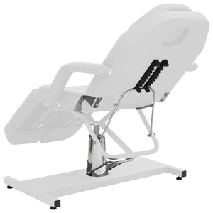vidaXL Cosmetic Chair Faux Leather White 180x62x78 cm
