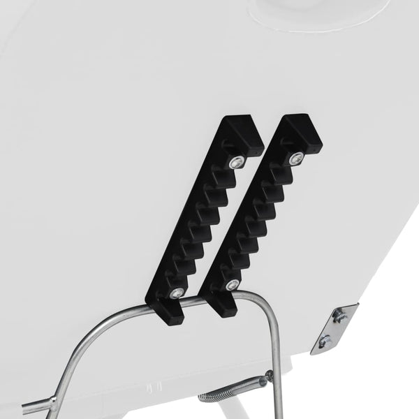 vidaXL Cosmetic Chair Faux Leather White 180x62x78 cm