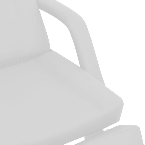 vidaXL Cosmetic Chair Faux Leather White 180x62x78 cm