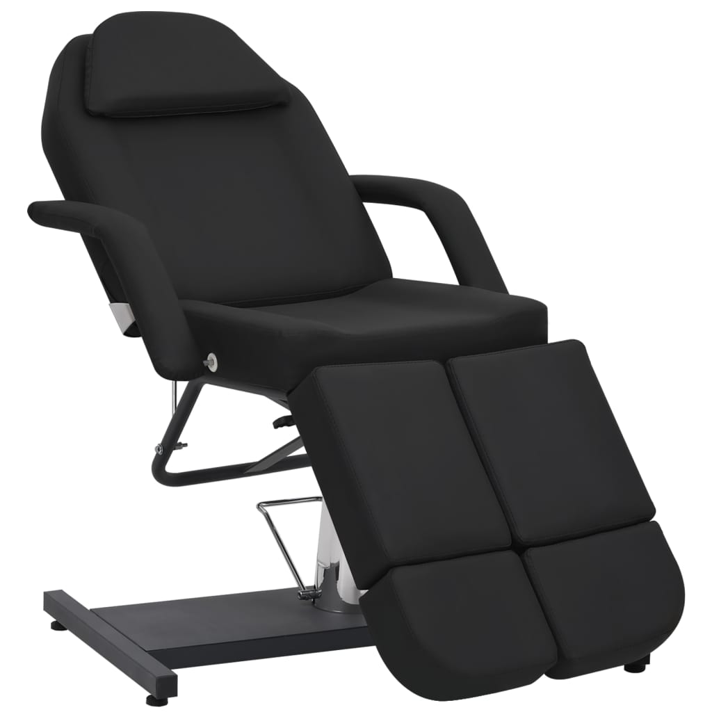 vidaXL Cosmetic Chair Faux Leather Black 180x62x78 cm