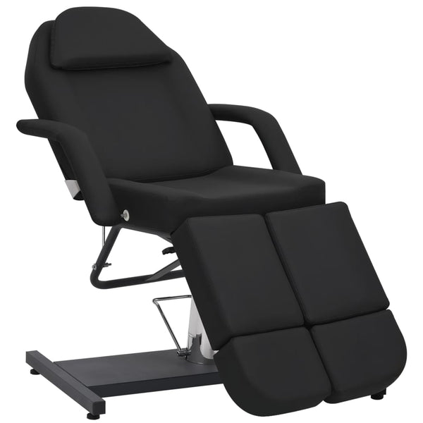 vidaXL Cosmetic Chair Faux Leather Black 180x62x78 cm
