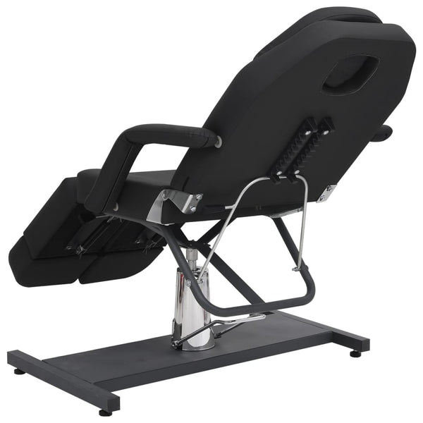 vidaXL Cosmetic Chair Faux Leather Black 180x62x78 cm