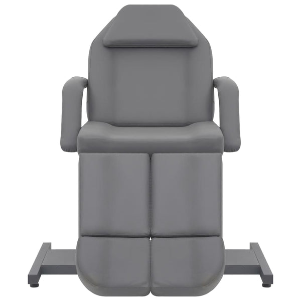 vidaXL Cosmetic Chair Artificial Leather Grey 180x62x78 cm