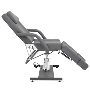 vidaXL Cosmetic Chair Artificial Leather Grey 180x62x78 cm