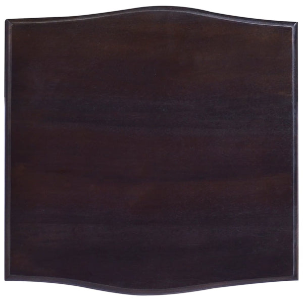 vidaXL Bedside Table Light Black 40x40x45 cm Solid Mahogany Wood