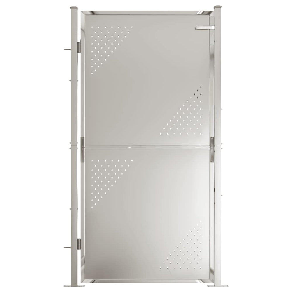 vidaXL Garden Gate 100 x 175 cm Stainless Steel
