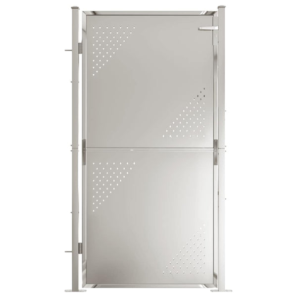 vidaXL Garden Gate 100 x 175 cm Stainless Steel