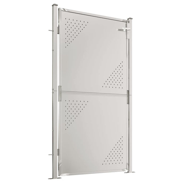 vidaXL Garden Gate 100 x 175 cm Stainless Steel