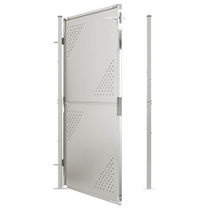 vidaXL Garden Gate 100 x 175 cm Stainless Steel