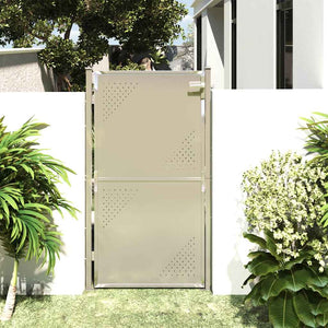 vidaXL Garden Gate 100 x 175 cm Stainless Steel