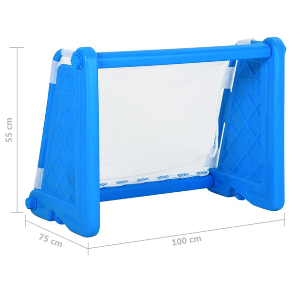 vidaXL Kids' Football Goal 100x75x55 cm Plastic