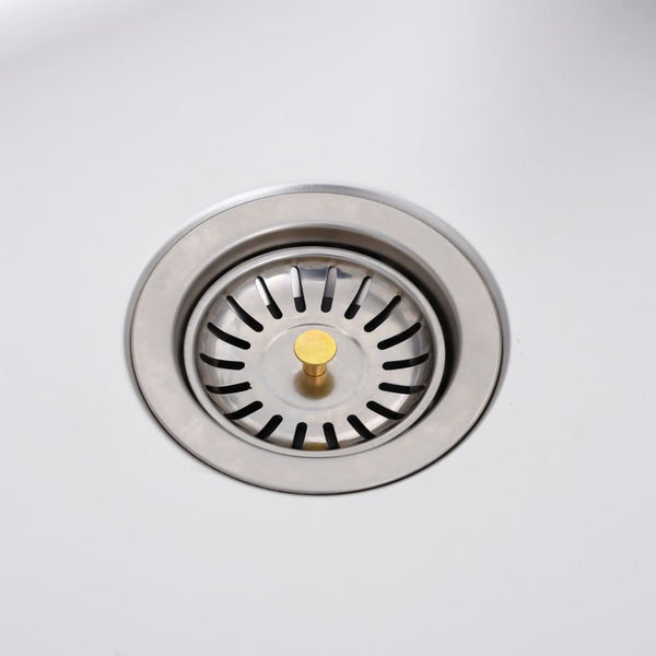 vidaXL Double Basin Camping Sink with Faucet Stainless Steel