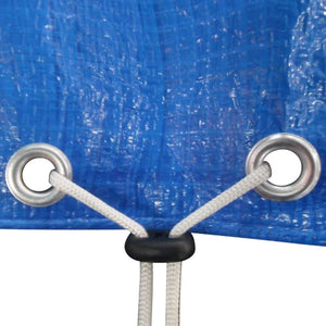 vidaXL Pool Covers 2 pcs. PE Rectangular 90 gsm 400x207 cm