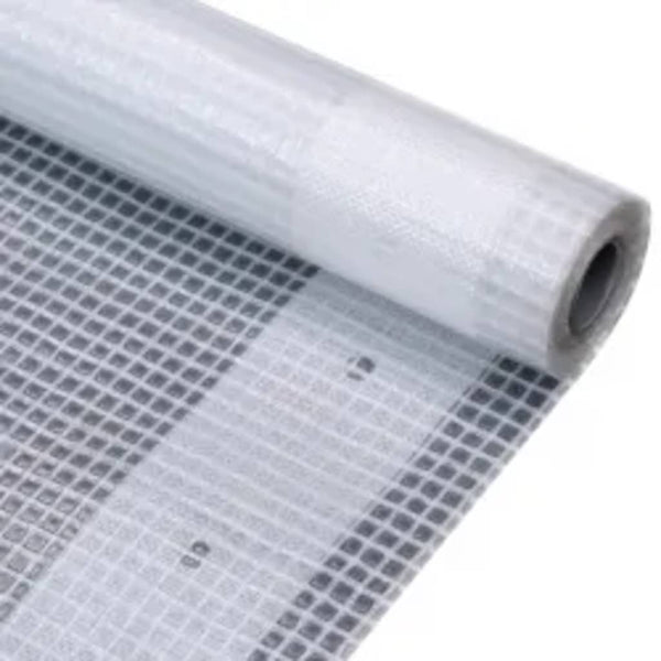 vidaXL Mesh Tarpaulins 2 pcs. 260 g/m² 4x4 m White