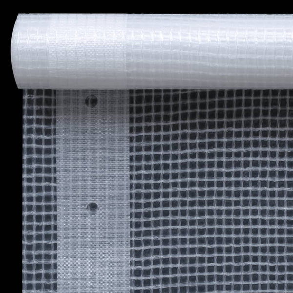 vidaXL Mesh Tarpaulins 2 pcs. 260 g/m² 4x6 m White